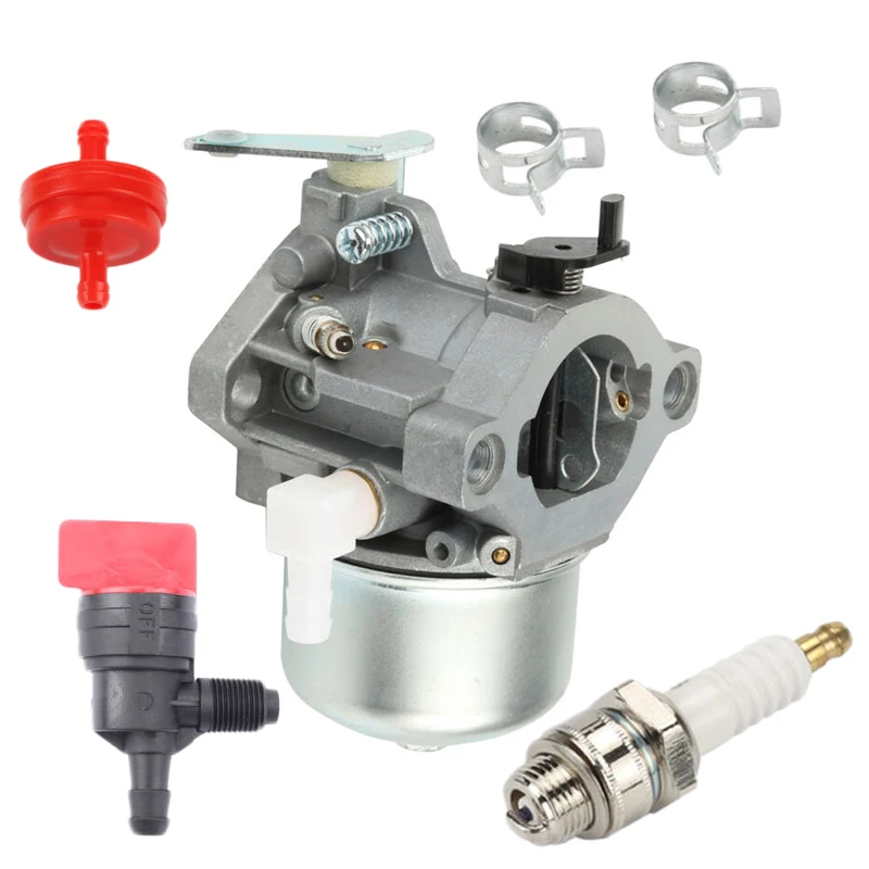 

28B705 Carburetor 28B706 Set Engine Replacement Spark Plug Fuel filter For Briggs & Stratton