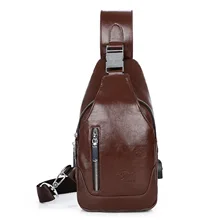 Мужская нагрудная сумка деловая Повседневная сумка через плечо диагональная сумка для улицы нагрудная сумка