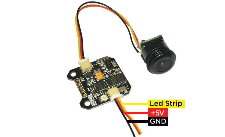 Innova Регулируемый 25 МВт 200 мВт VTX выход 5 8G FPV Трансмиссия 20*20 мм Встроенный OSD для