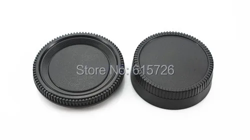 

Wholesase 50 Pairs camera Body cap + Rear Lens Cap Hood Protector for nik&n SLR/DSLR