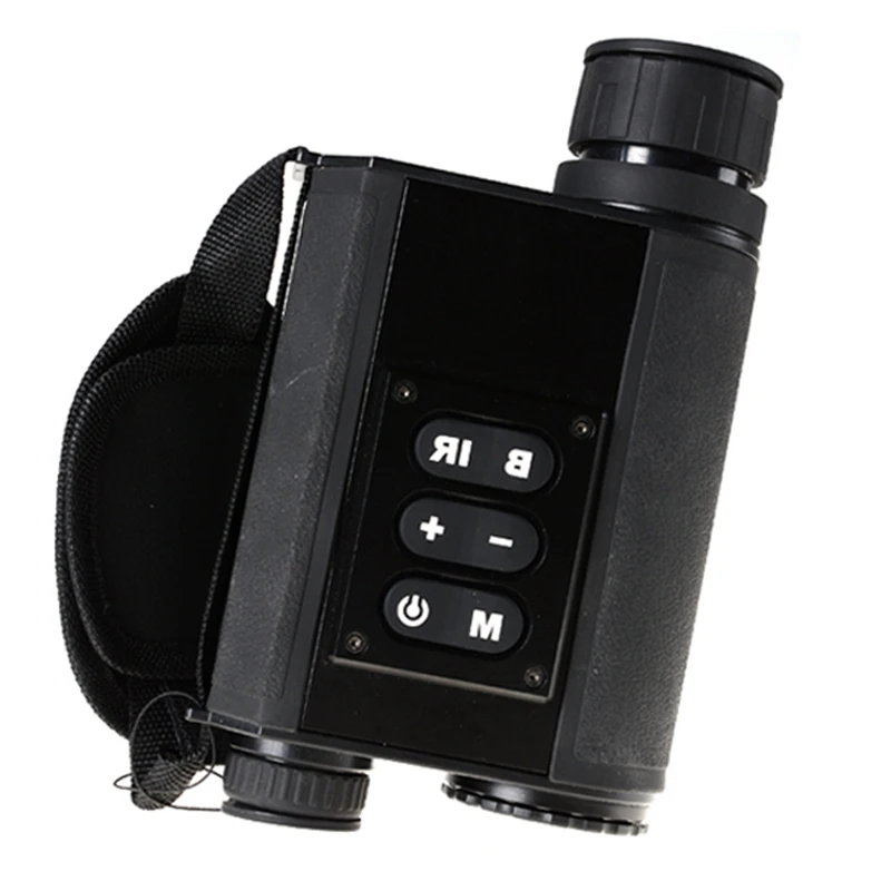 US $215.54 6X32 Multifunction Monocular Infrared Telescope Digital Night Vision BuiltIn Laser Rang Finder Day Night Vision For Hunting