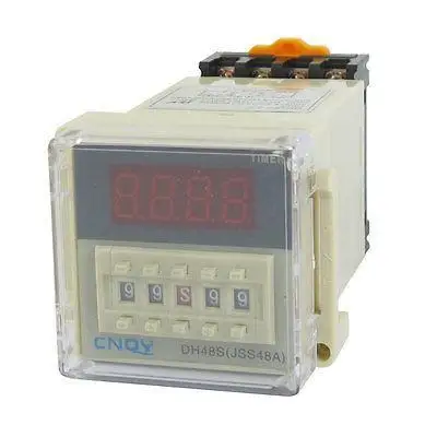 

DH48S-2Z-0.01S-99H99M Power on Time Delay Relay 8-Pin DPDT AC/DC12V w Socket