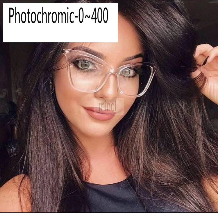 

Sunglasses Myopia Sunglasses Photochromic Finished Women Myopia Eyeglasses Frame with color lens Sun glasses Myopia Eyewear FML