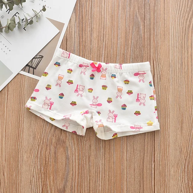 2-12Y 5Pcs/lot Cotton Children Panties Girls Boxer Shorts Childrens Panties Kids Underwear 3