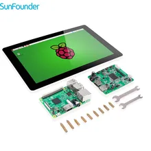 Монитор SunFounder 10.1 IPS с видимым ЖК-дисплеем HDMI 1280 * 800 с Raspberry Pi 3 и TF-картой