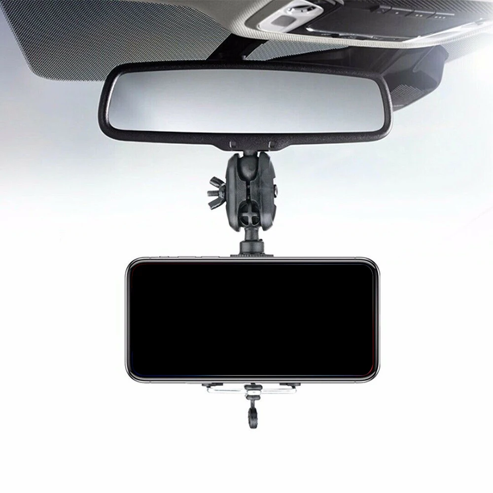 

Universal Auto Car Rear View Mirror Mount-Stand Holder Bracket Cradle For Mobile Phone GPS Car Holders Accessories High Quality