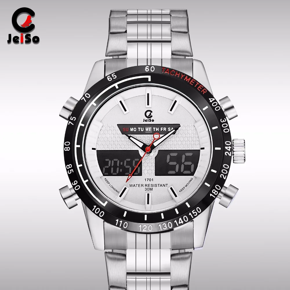 

2017 Luxury Brand Full Stainless Steel Watch Business Men's Quartz Casual Watches Military Watches Waterproof Watch