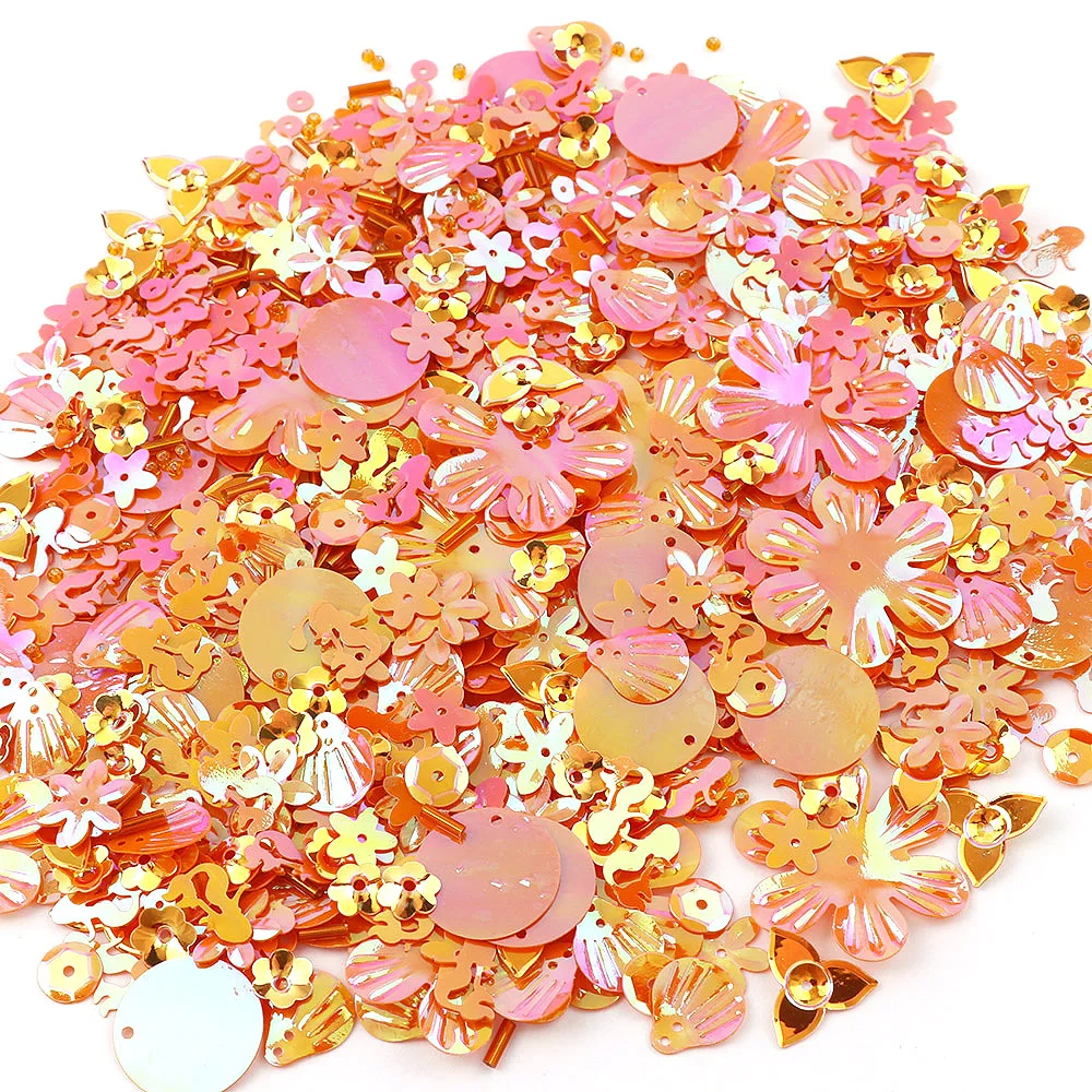 30 г мини ПВХ перфорация Круглый Многоцветный пластик свободные блестки шитье