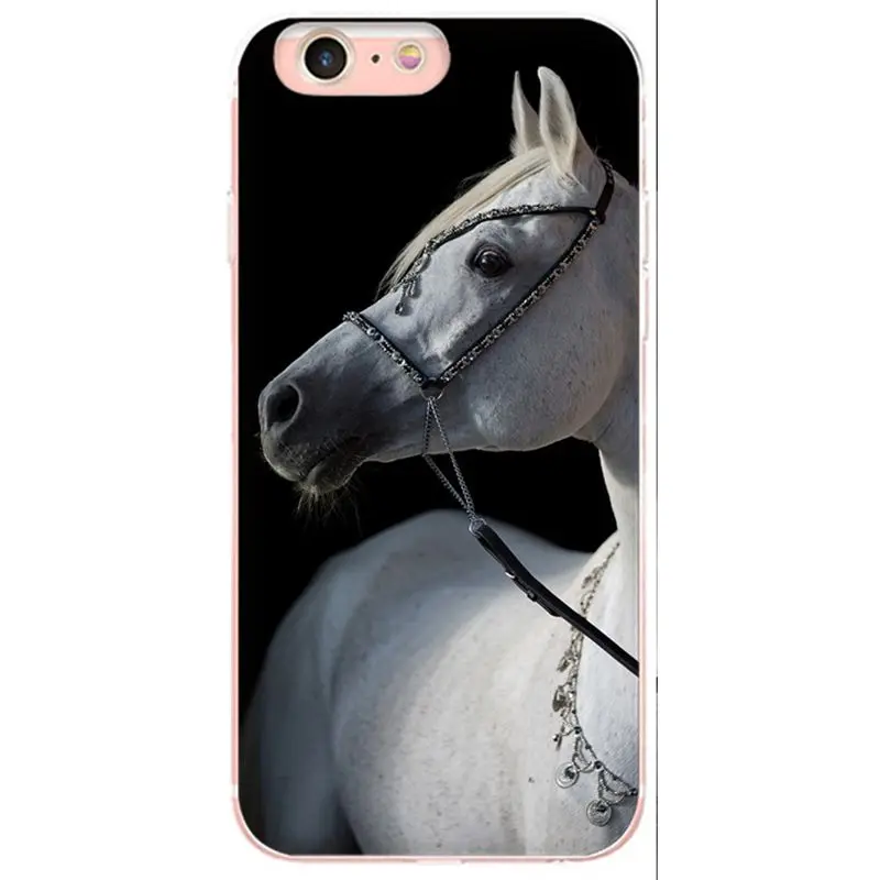 MaiYaCa HORSE Colorful Cute Phone Accessories Case for Apple iPhone 8 7 6 6S Plus X 5 5S SE 5C Cellphones