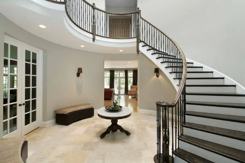 slight curve staircase