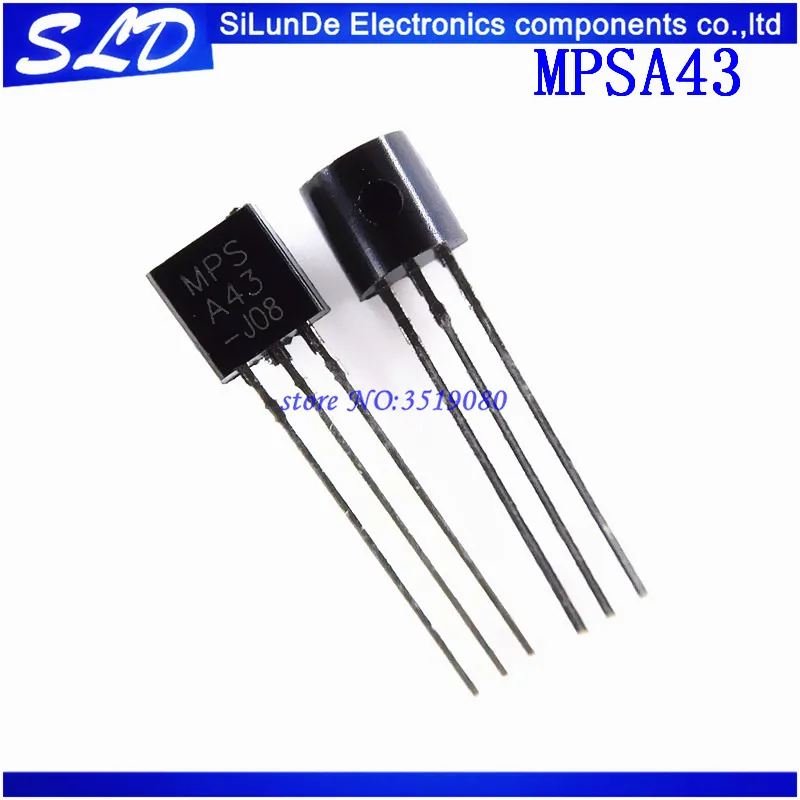 

10pcs/lot MPSA43 A43 NPN TO-92 new and original