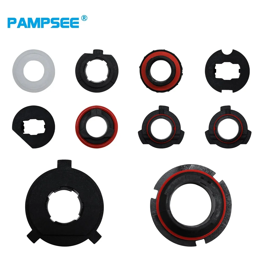 PAMPSEE из 2 предметов H1 H3 H4 H7 H8 H9 H11 H13 9004 9005 9006 9007 880 основание держателя переходника розетки фиксатор для S2 Автомобильный светодиодный фары лампы