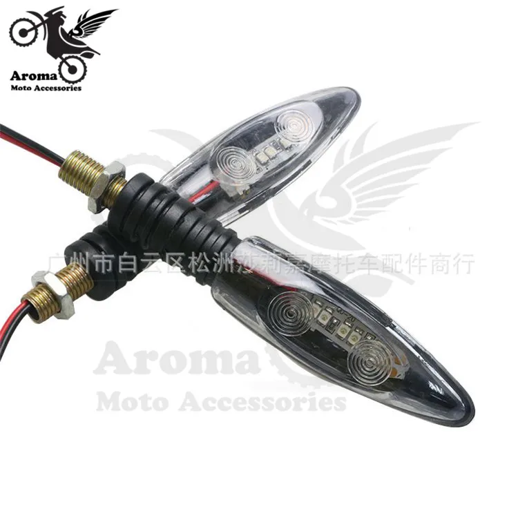 Черный мотоцикл указатель поворота для Harley Davidson CG универсальный LED желтое