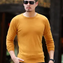 Мужские свитера 100% из чистого кашемира, вязаный Пуловеры высокого качества свитер с круглым вырезом человек стандартная одежда 6 Цвета