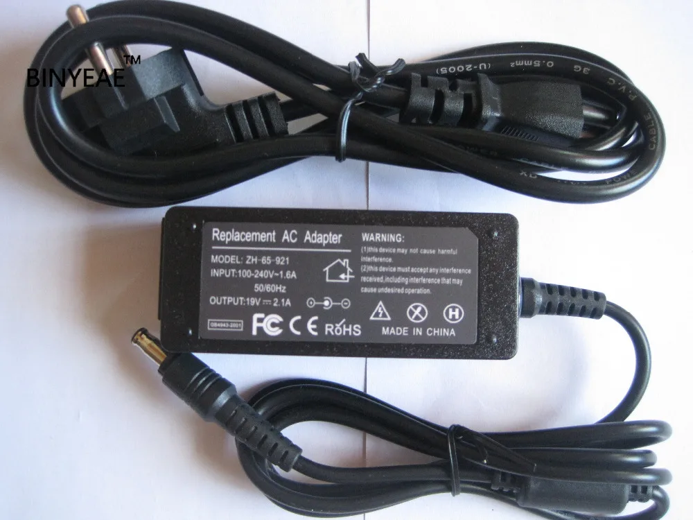 19 V 2.1A 40 w Универсальный адаптер переменного тока в постоянный ток адаптер Батарея Зарядное устройство для samsung NC10 NC20 N110 N108 N128