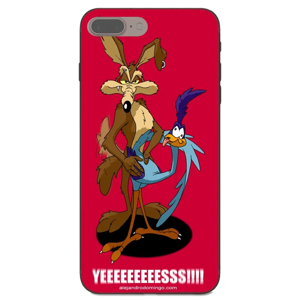 Милые Веселые Мультяшные мелодии Looney Coyote Diy красочный рисунок TPU для Samsung Galaxy A3 A5 A6