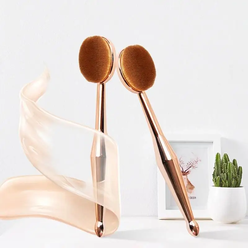 

1PCS Toothbrush Powder Brush Makeup Brushes Blush Foundation Round Make Up Foundation Brushes Soft Face Makeup Tools