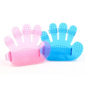 

by dhl 200pcs Silicone Pet brush Glove Deshedding Pet Grooming Glove Dog Bath Cat cleaning Supplies Pet Glove