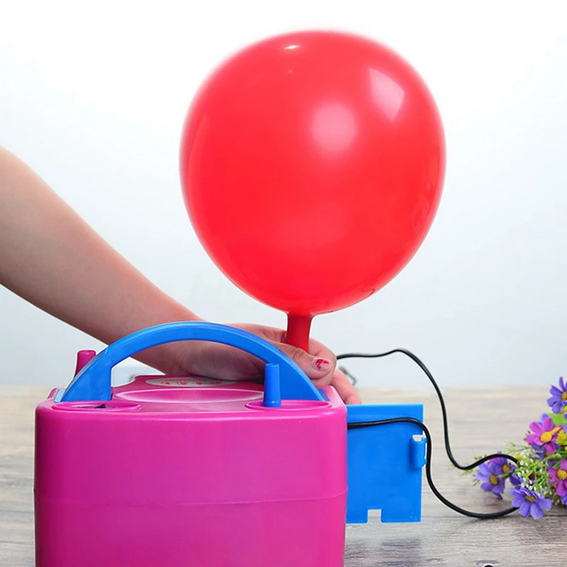 JX-LCLYL 600W Portable High Power Electric Balloon Pump Twin Nozzles Inflator Air Blower