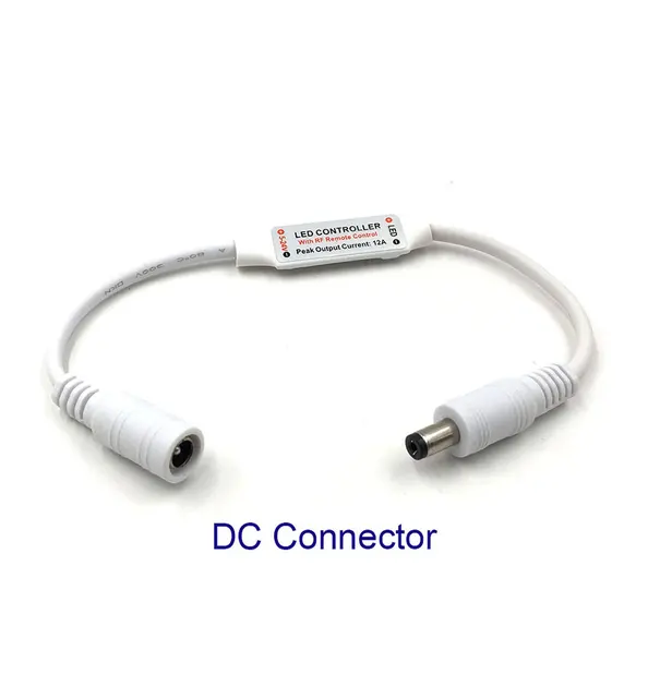 Dimmer RF Per Strisce LED - Telecomando Cablato 5-24V 5A - Compatibile Con COB, SMD 5050, 3528, 2835, 5630 - Regolazione Luminosità E Effetti - Foto 2