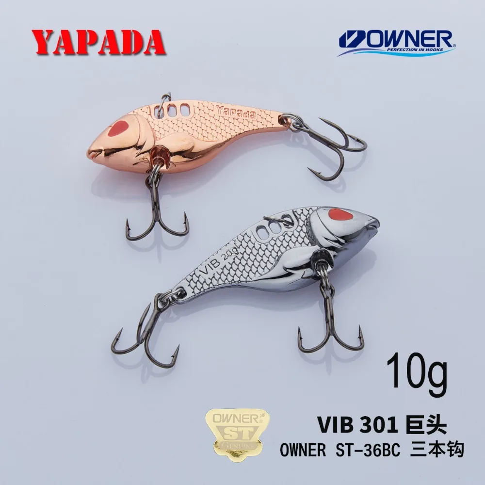 

YAPADA VIB 301 Tycoon 10g/15g OWNER Treble Hook 41-47mm Feather Multicolor Zinc alloy Metal VIB Fishing Lures