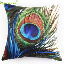 Tiptop павлин наволочки для диванной подушки Подушка Чехол для автомобиля-Стайлинг apri28