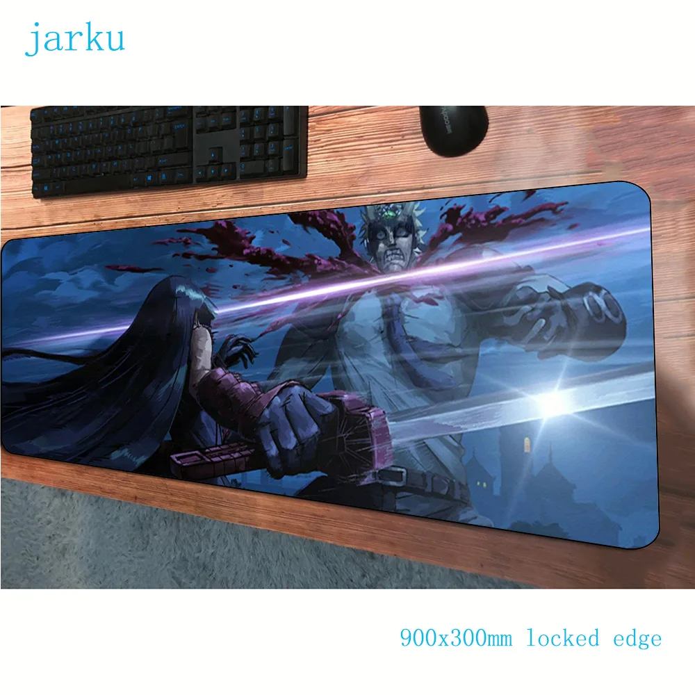 

akame ga kill mouse pad 900x300mm mats laptop Computer mouse mat gaming accessories ergonomic large mousepad keyboard pc gamer