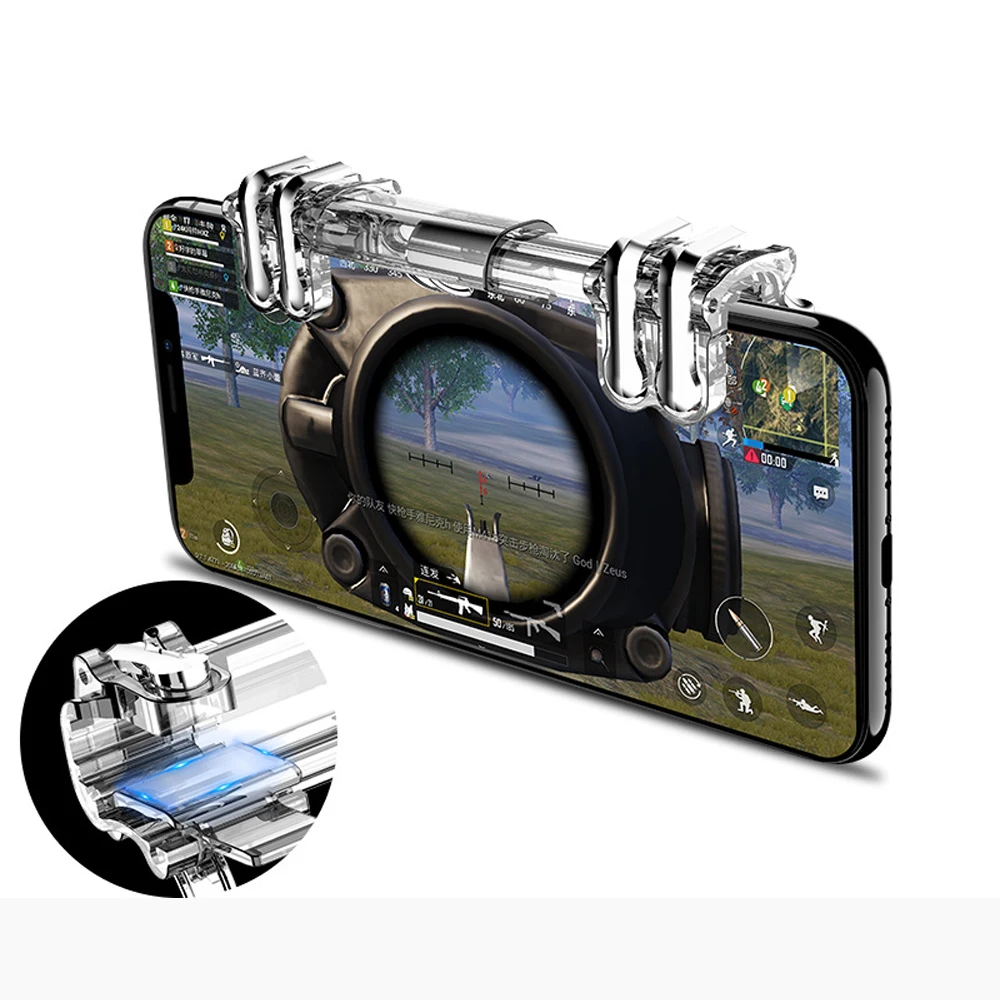 

PUBG game trigger joystick target button smartphone mobile joystick game L1R1 PUBG shooting controller