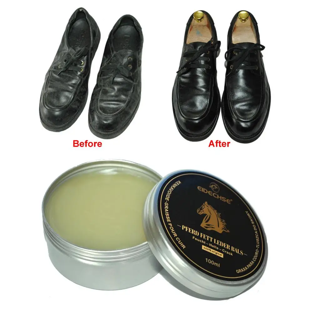 

100ML Car Polish Wax Solid Stain Remover Refurbishing Cleaner Cleaning Paste Paint Care Tools For All Kinds Of Leather
