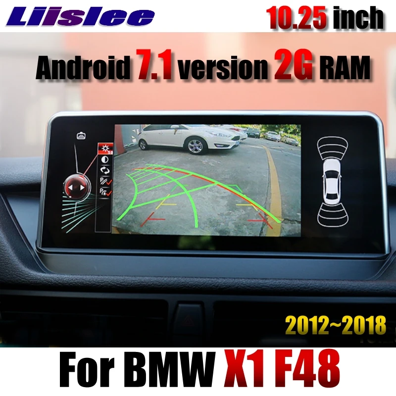 Android 7.1 Navi CarPlay 10.2 INCH 2G RAM Liislee For BMW X1 F48 2012~2018 Original NBT EVO System Car Multimedia GPS Navigation 4