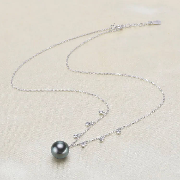 Simple&elegant S925 Sterling Silver Chain Accessory Pearl Necklace