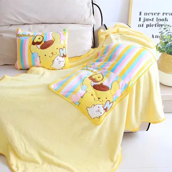 

Soft Cartoon Pudding Dog Doll Pillow Air Conditioning Blanket Cute Pillow Blanket Toys For gifts