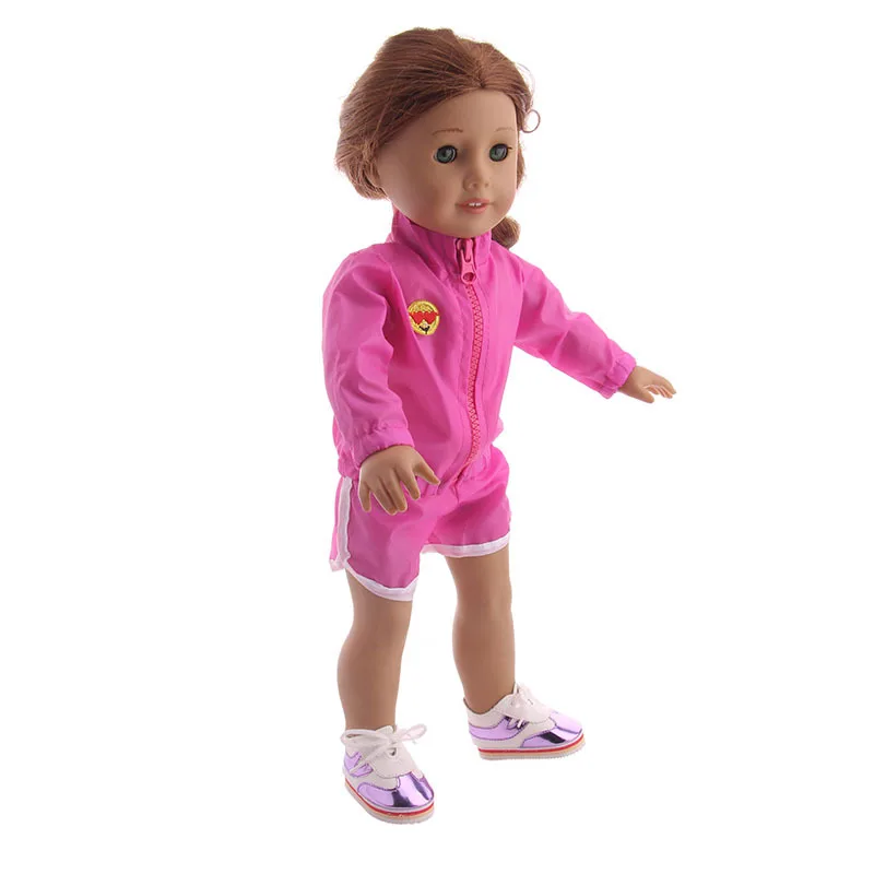 Аксессуары для кукол 6 Милая Спортивная Одежда для кукол для 43 см для ухода за ребенком для мам американская кукла и 18-дюймовые куклы Красочные подарки на день рождения