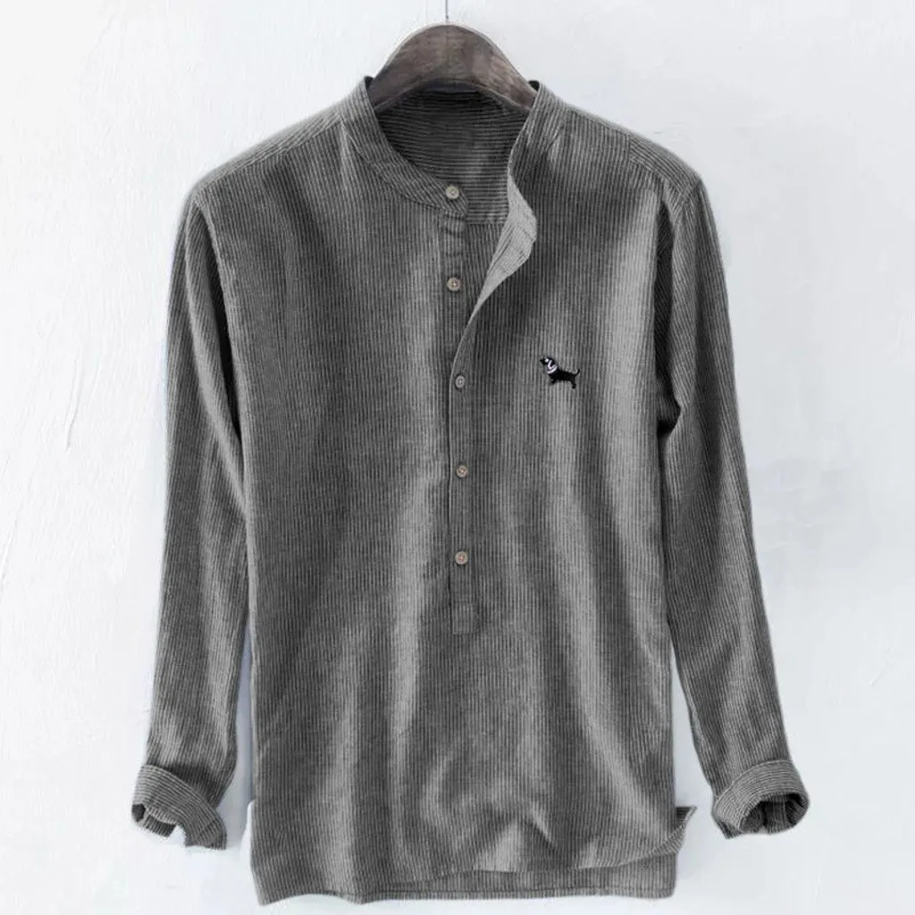 

plus size summer streetwear solid men shirt vintage long sleeve mens shirts casual slim fit formal shirts for men dress