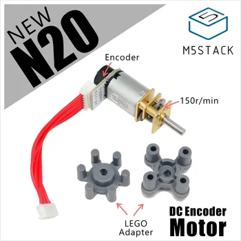 

M5Stack New Micro N20 Electric Gear Box DC Encoder Motor with Gearwheel for M5BALA Mini Balance Car Module 150r/min