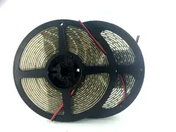 Светодиодные ленты DC 24 В 60leds/M SMD5050 5 м/roll Водонепроницаемый IP65 белый/теплый белый супер яркость Светодиодные Ленты хорошее качество гибкие