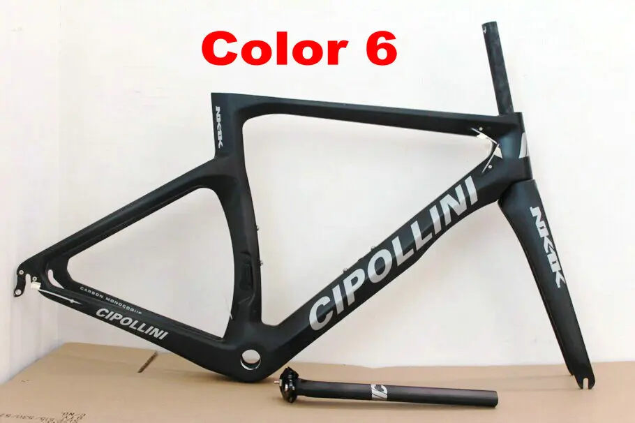 Best 2018 New Color Cipollini NK1K 3K or 1k T1100 Carbon Bike Frame Matte Glossy carbon fiber road bike frames blue black yellow fluo 22