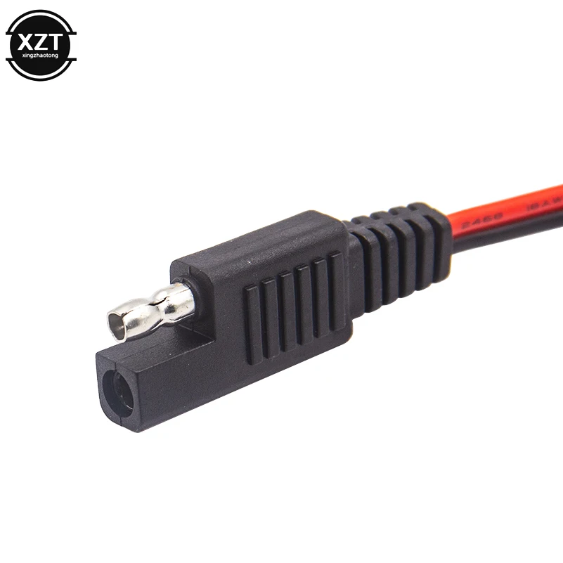 1 шт. солнечное зарядное устройство SAE DIY Кабель 2 Pin 18AWG DC мощность Автомобильный разъем удлинитель 12 В 10A 120 Вт Быстрое отключение