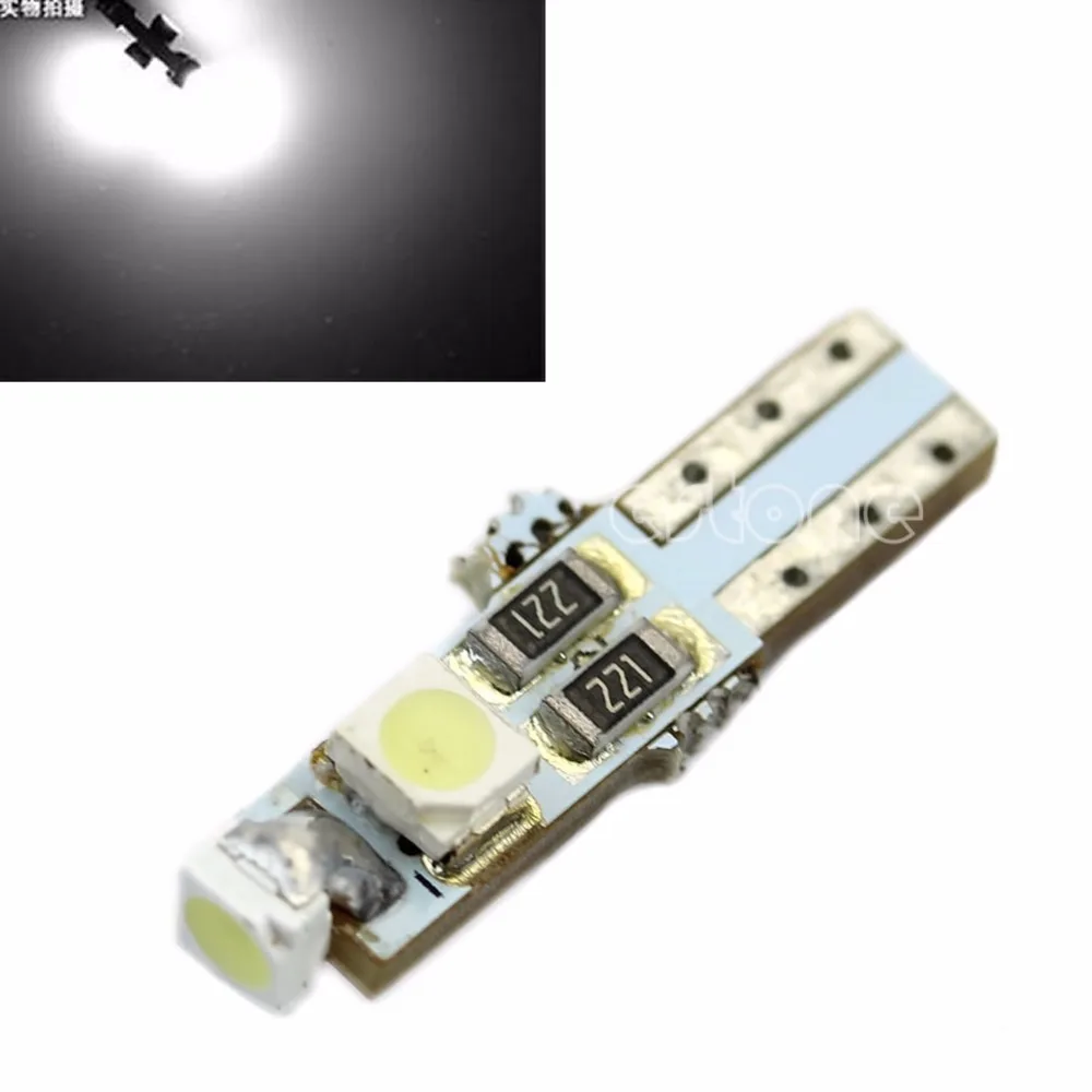 

1 Pc New Ultra White 6000K 37 58 70 73 74 T5 Dashboard Gauge 3 LED Wedge Bulb Lamp