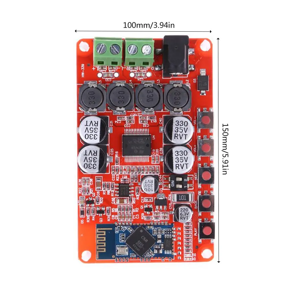 Tda7492P Power Amplifier Board Audio Receiving Digital Power Amplifier Board