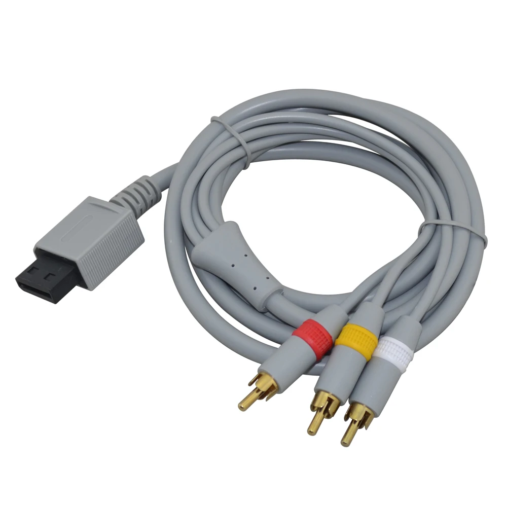 1.8 M 6Ft Av Composito 3 Rca Cavo Audio Video Cavo Per Wii