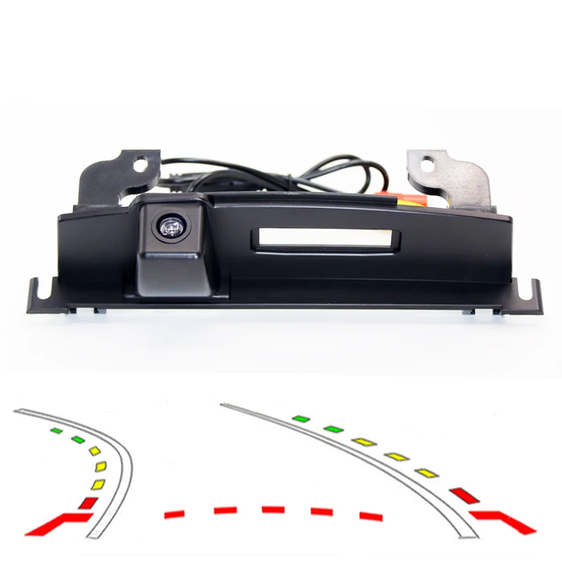 

Dynamic Trajectory Tracks car Rear View parking backup Camera for NISSAN TIIDA trunk handle Reverse Camera CCD HD