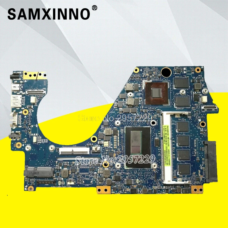 

For Asus UX302 UX302L UX302LG UX302LN UX302LNB I7-4500U GT730M 4G Laptop Motherboard System Board Main Board Mainboard Card S-6
