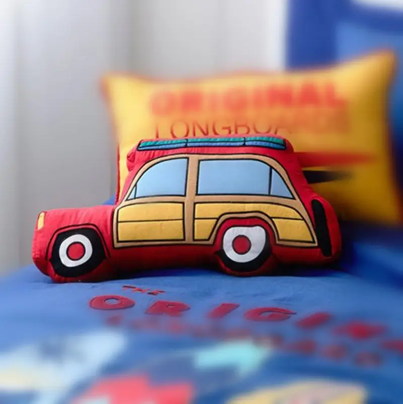 

New car shape pillow sofa cushion car pillow containing core kindergarten children's toy headrest cushion kids lovely