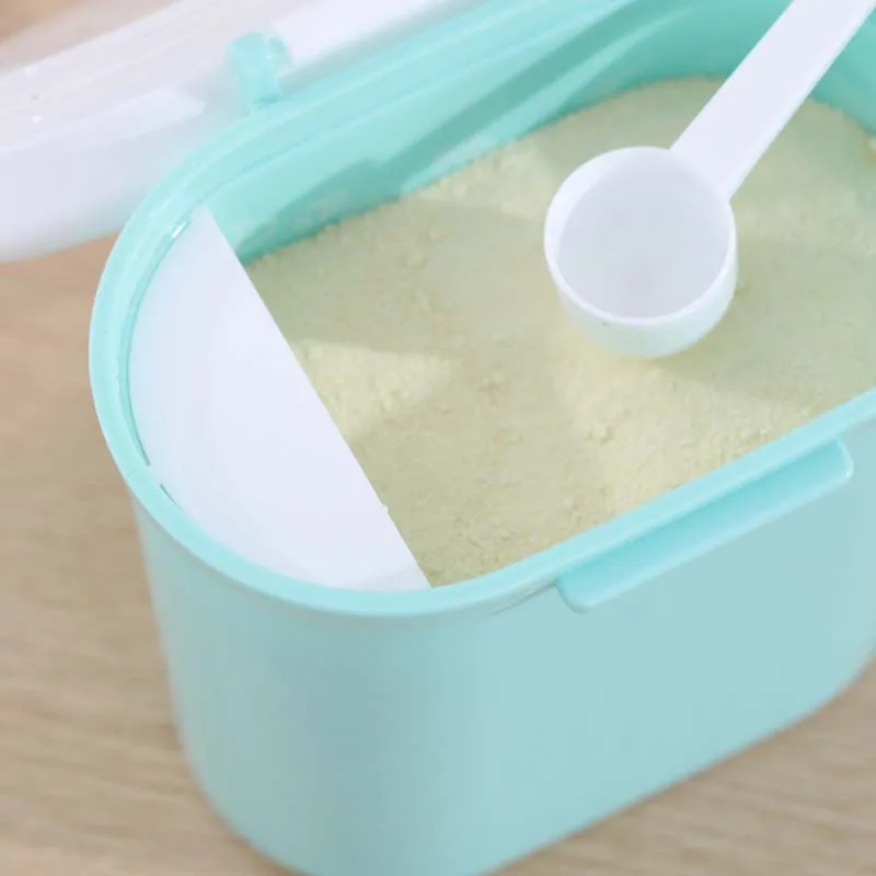 Baby's Independent Compartment Portable Milk Powder Storage Box Infant Unisex Snacking Travel Storage Box