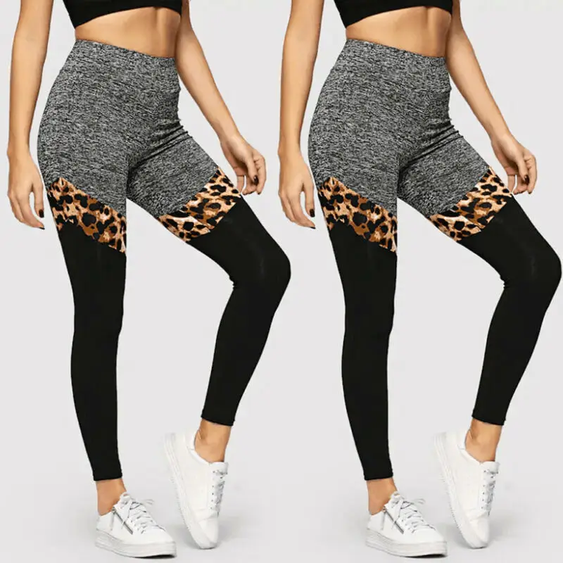 

Women's Sports Leggings Running Gym Workout Pants Fitness Stretch Trousers