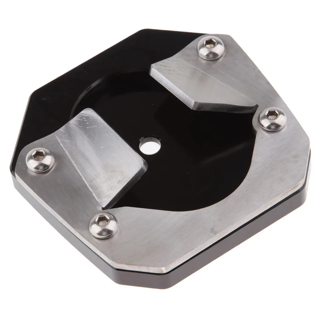 Motorcycle CNC Kickstand Side Stand Enlarger Plate Extension Pad Plate for Yamaha Super Tenere XTZ1200