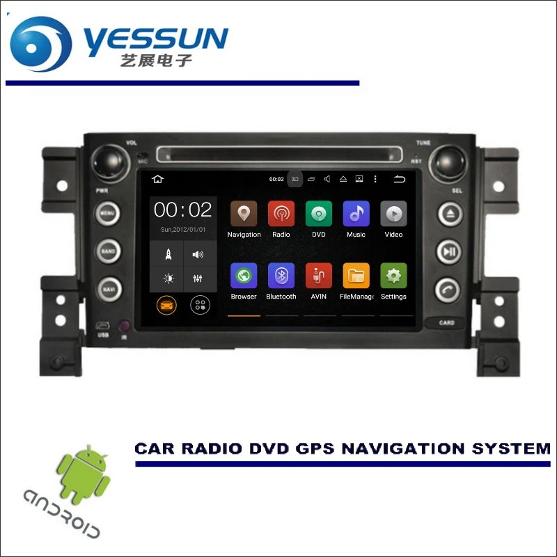 

YESSUN Car Multimedia Navigation For Suzuki Grand Vitrar 2005~2015 CD DVD GPS Player Navi Radio Stereo HD Screen Wince / Android