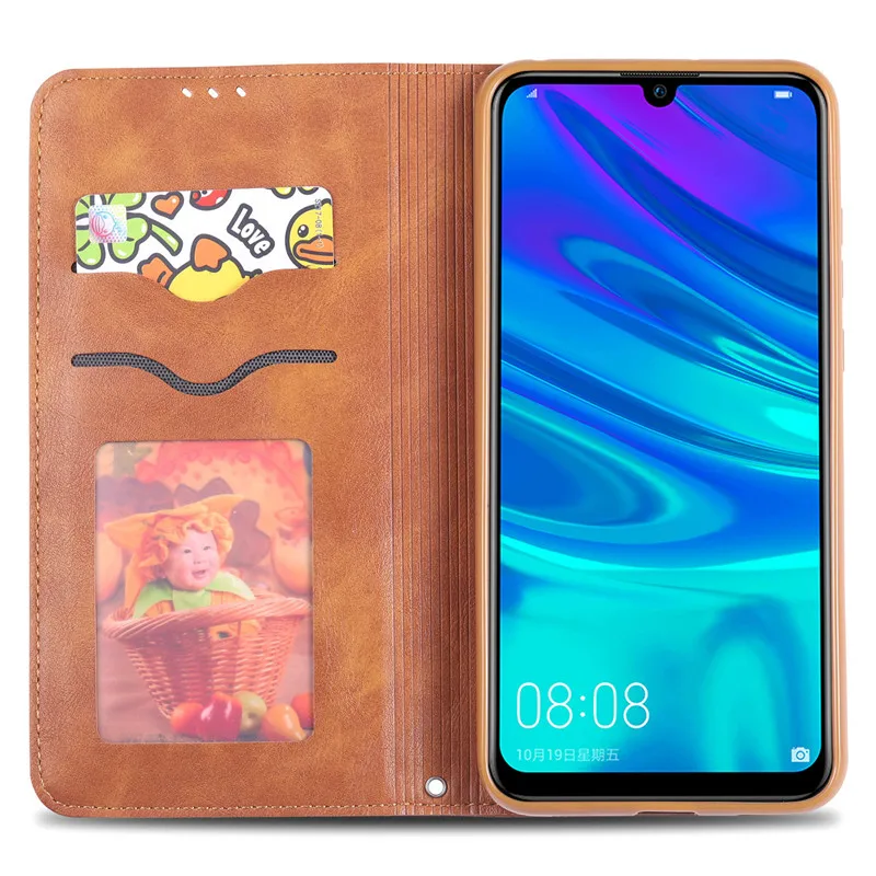 Роскошный мягкий чехол из ТПУ для huawei Y6 Enjoy 9E Флип кожаный чехол-подставка для huawei Enjoy 9E Обложка в стиле книги
