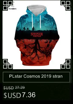 PLstar Cosmos 2019 странные вещи 3d толстовки Толстовка с капюшоном рубашка осень зима длинный рукав Хэллоуин Рождество уличная